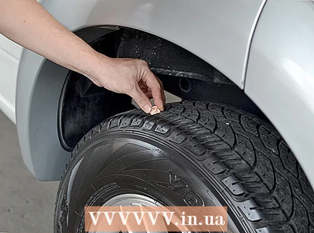 Check tire profile with a coin
