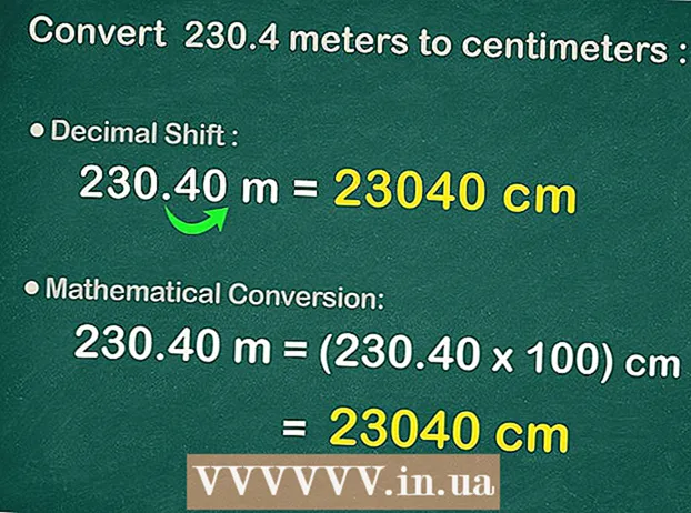Konverter centimeter til meter