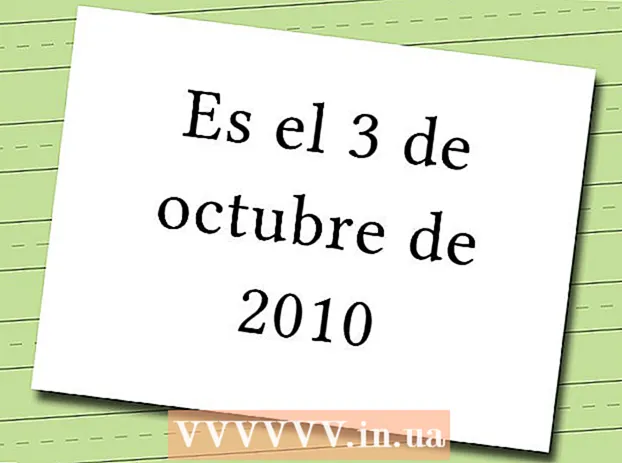 Escribe la fecha en español
