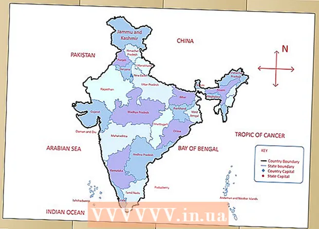Uzzīmējiet Indijas karti