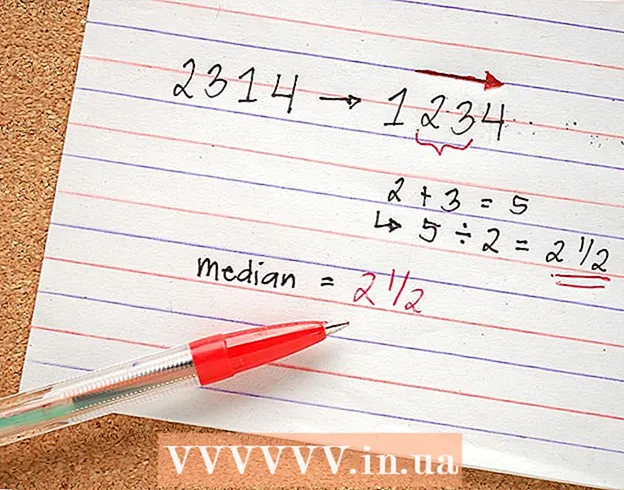 Determine a mediana de um conjunto de números