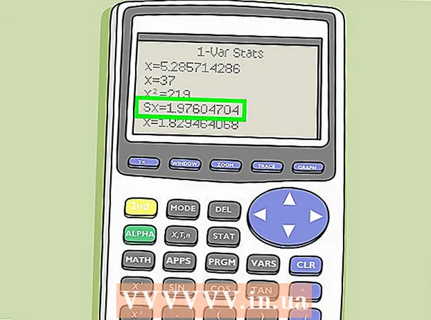 Calculez l'écart type d'une série de nombres sur une calculatrice graphique TI 84