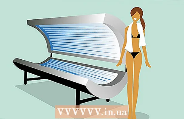 Using the tanning bed
