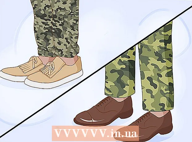 Styling camouflage bukser