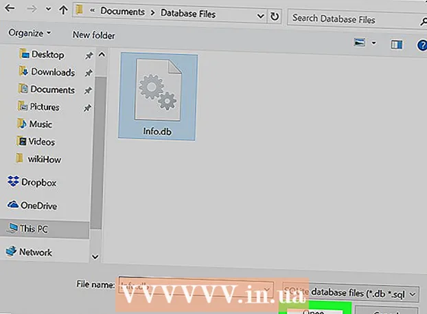 Öffnen eng Datebank Datei op engem PC oder Mac