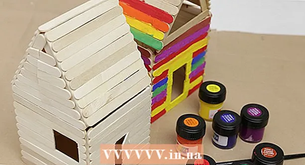 Φτιάξτε ένα σπίτι από ραβδιά popsicle