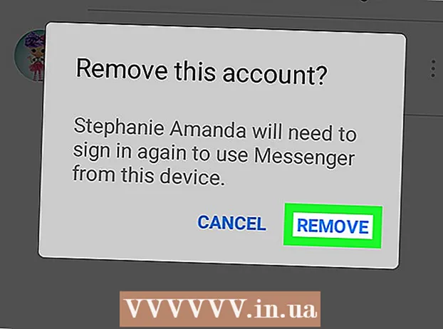 Scrios cuntas Messenger ar Android