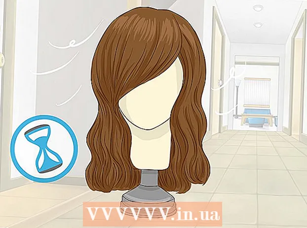 Окрашивание парика из натуральных волос