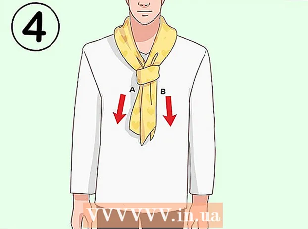 Wearing a scarf (for men)