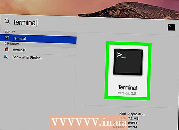 Obriu una finestra de terminal en un Mac