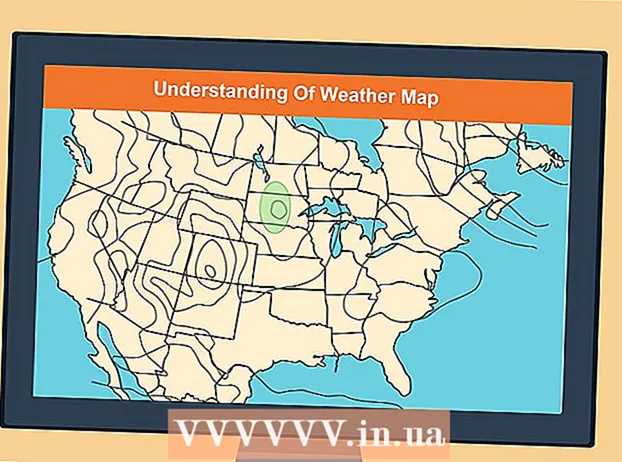 Bir hava durumu haritası okumak