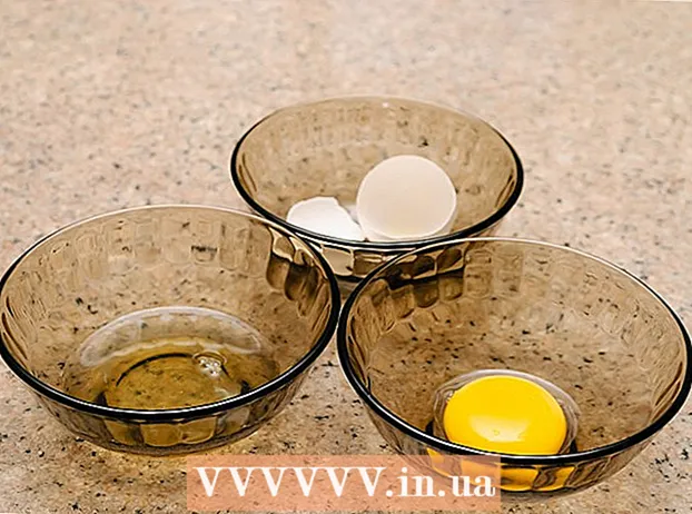 Separate the egg whites and yolks