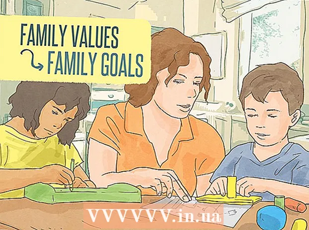 Stabilisci i valori della famiglia