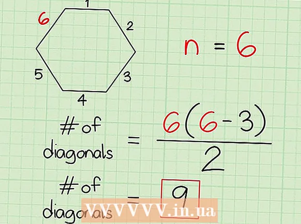 Določite število diagonal v mnogokotniku