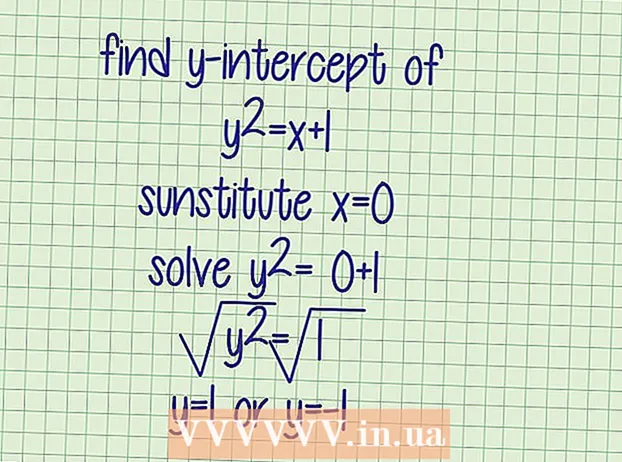 Y अक्ष के साथ एक समीकरण का प्रतिच्छेदन ज्ञात करना