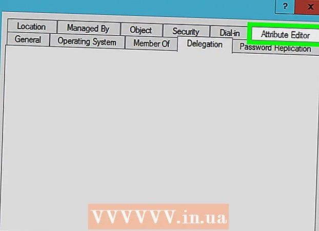 Aktivizējiet Windows Active Directory cilni Atribūtu redaktors