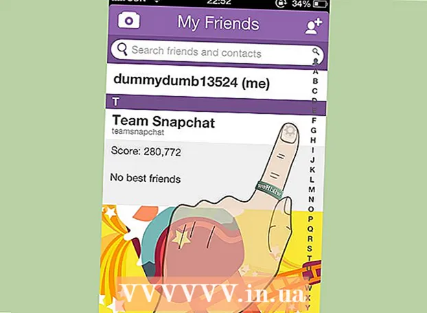 Blockera någon på Snapchat