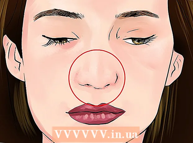 Make your nose look narrower