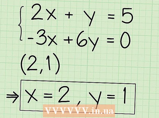 Løs ligningssystemer med to variabler