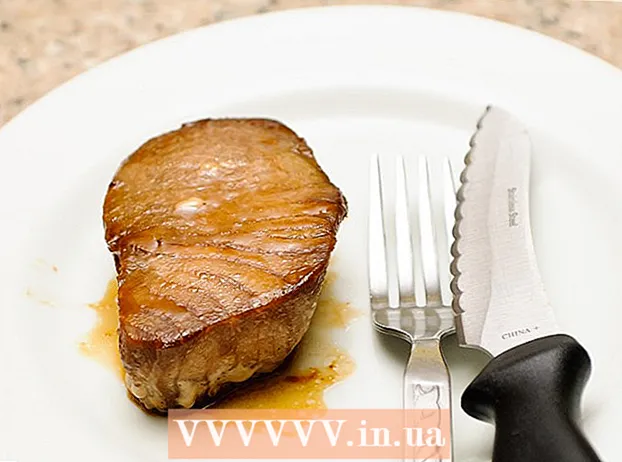 Préparer le steak de thon