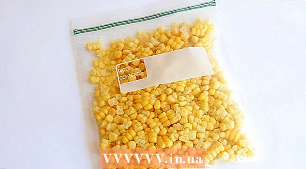 Congelar maíz fresco