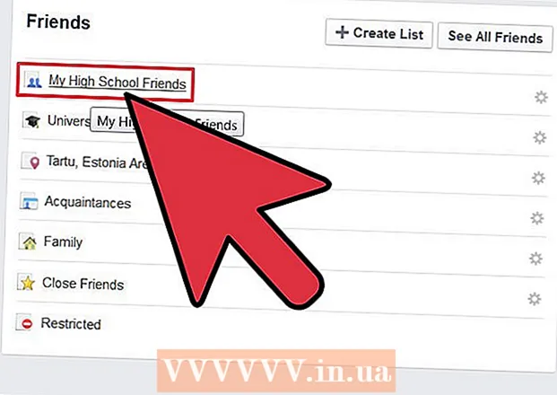 فیس بک پر دوست کی فہرست بنائیں