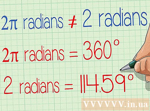 ວິທີການແປງ radians ເປັນອົງສາ