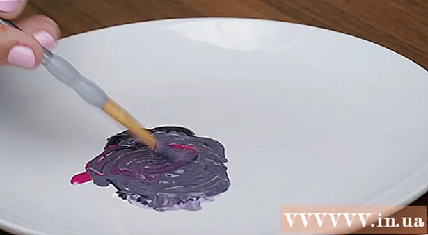 紫色の塗料を混ぜる方法