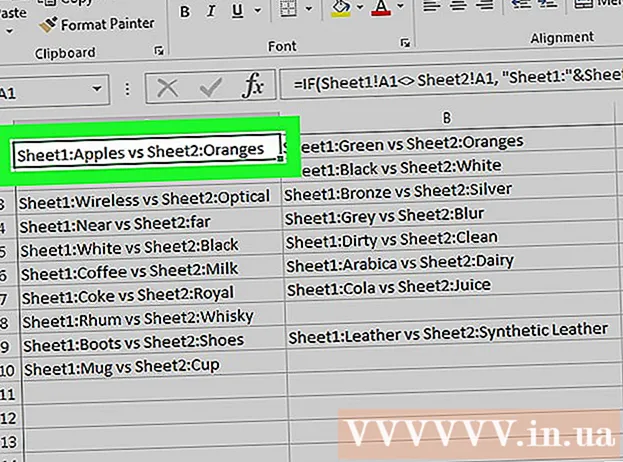 Comment comparer des données dans Excel