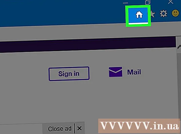Yahoo! Internet Explorer'da ana sayfa