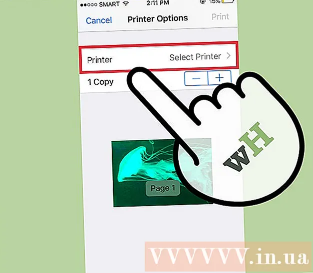How to set up the wireless connection to the printer