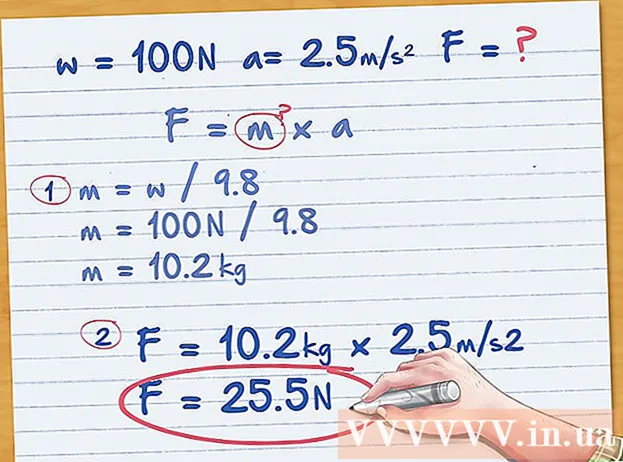 Kako izračunati silo F