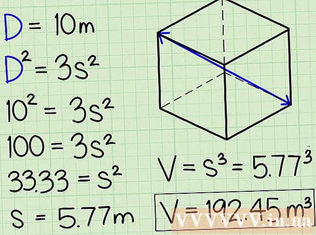 Kako izračunati prostornino kocke