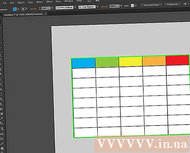 Kā izveidot tabulas programmā Adobe Illustrator
