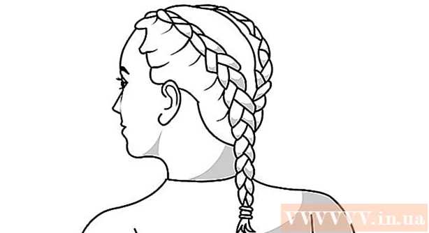 Paano Mag-double-braided French braids