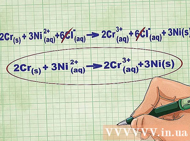 كيفية كتابة صافي معادلة أيونية