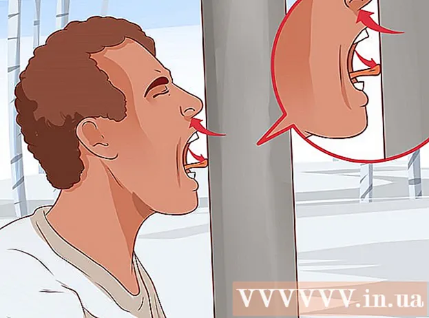 Hoe om te gaan met een tong die aan koud metaal kleeft