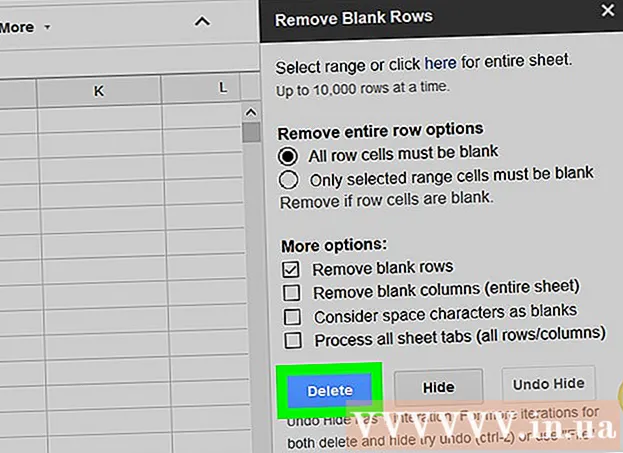 How to delete blank lines in Google Sheets (PC or Mac)