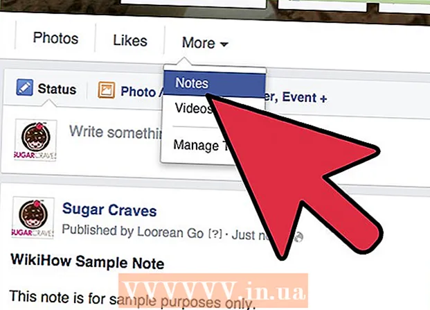 How to add a note to your Facebook page