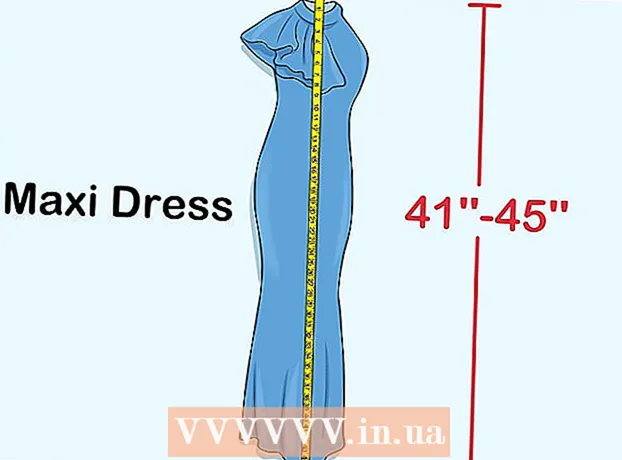 드레스 길이를 측정하는 방법