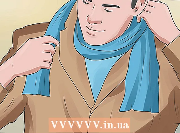 男性用スカーフの着用方法