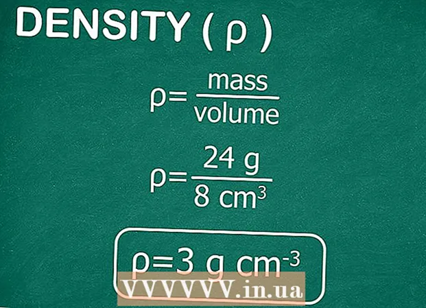 Como encontrar volume e densidade