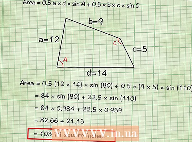How to find the area of ​​a quadrilateral