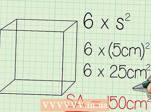 Hvordan finne arealet til en kube