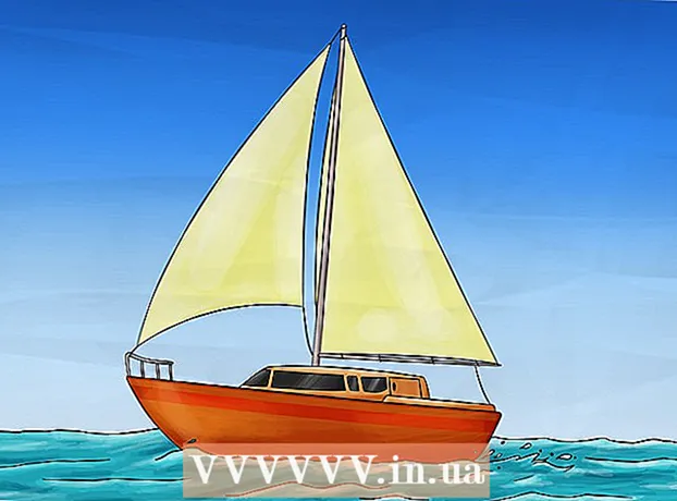 Paano iguhit ang isang sailboat