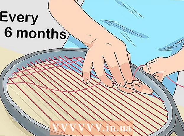 How to string a tennis racket