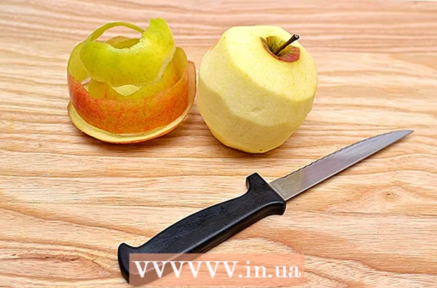 How to peel an apple