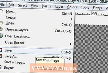 How to detach an image in GIMP