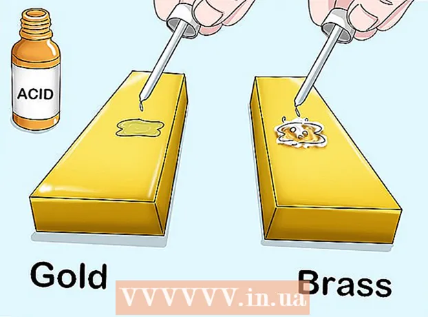 How to tell gold from brass