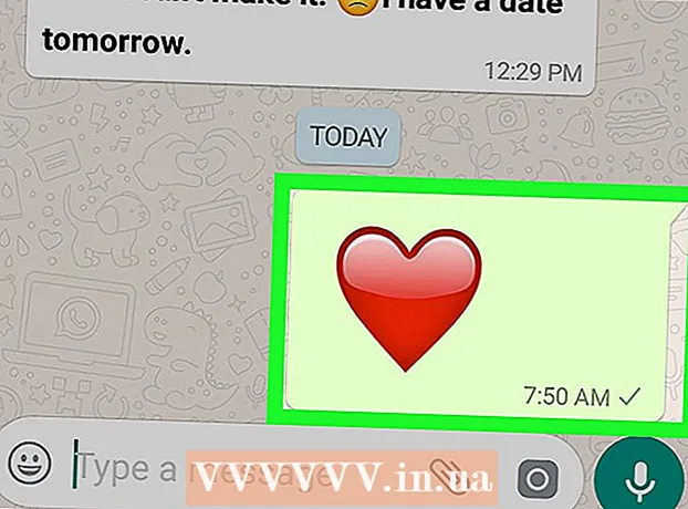 Ինչպես ուղարկել անիմացիոն սիրտ WhatsApp- ին Android- ում